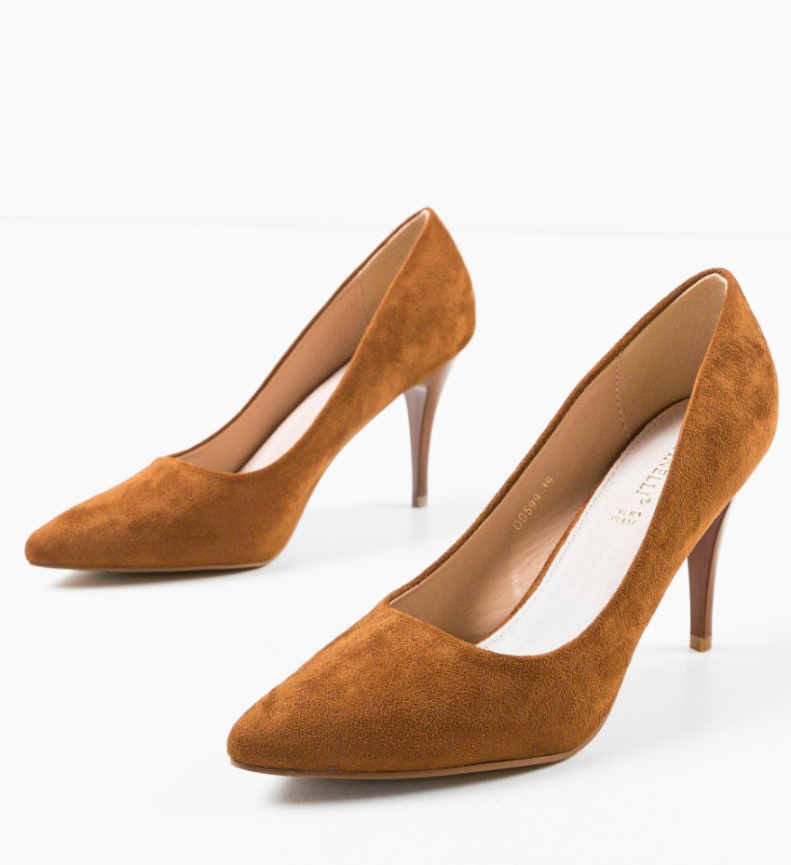 Pantofi dama Erife Camel - Img 11