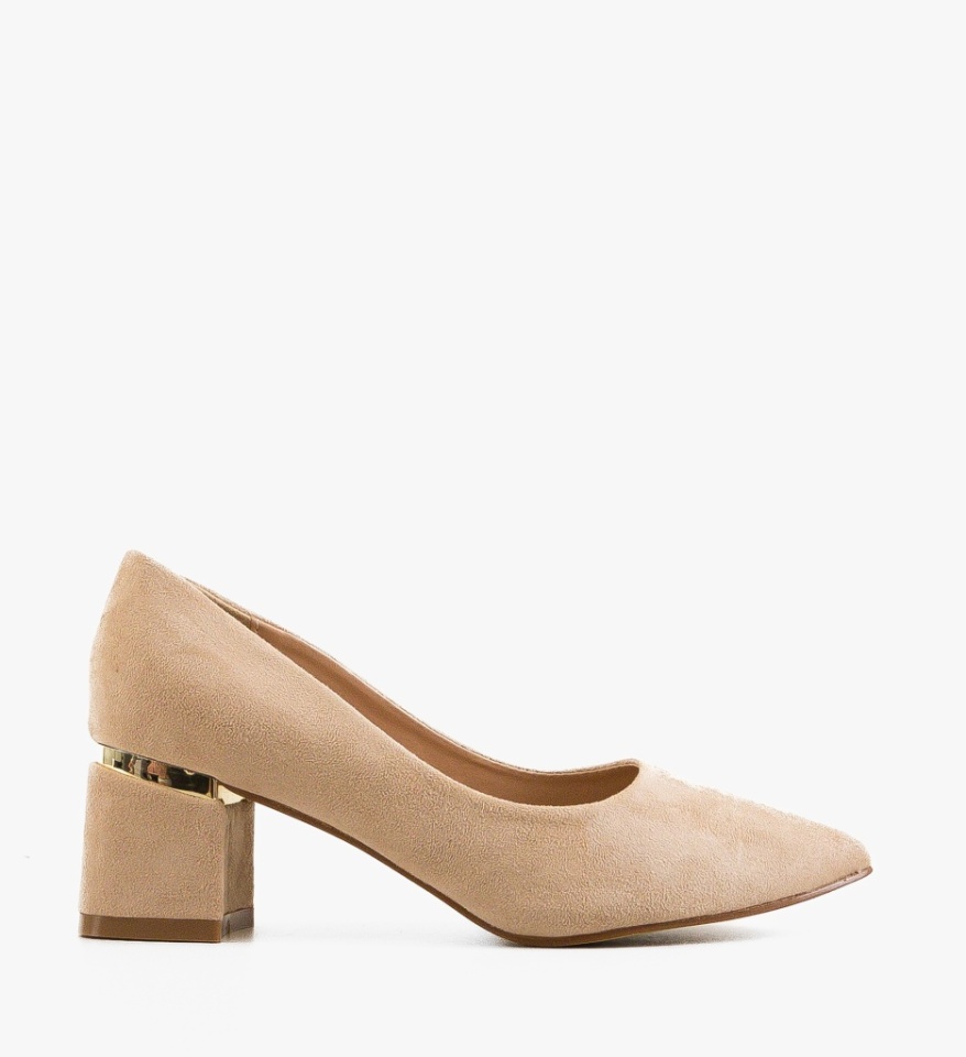 Pantofi dama Hazmelo Bej - Img 2