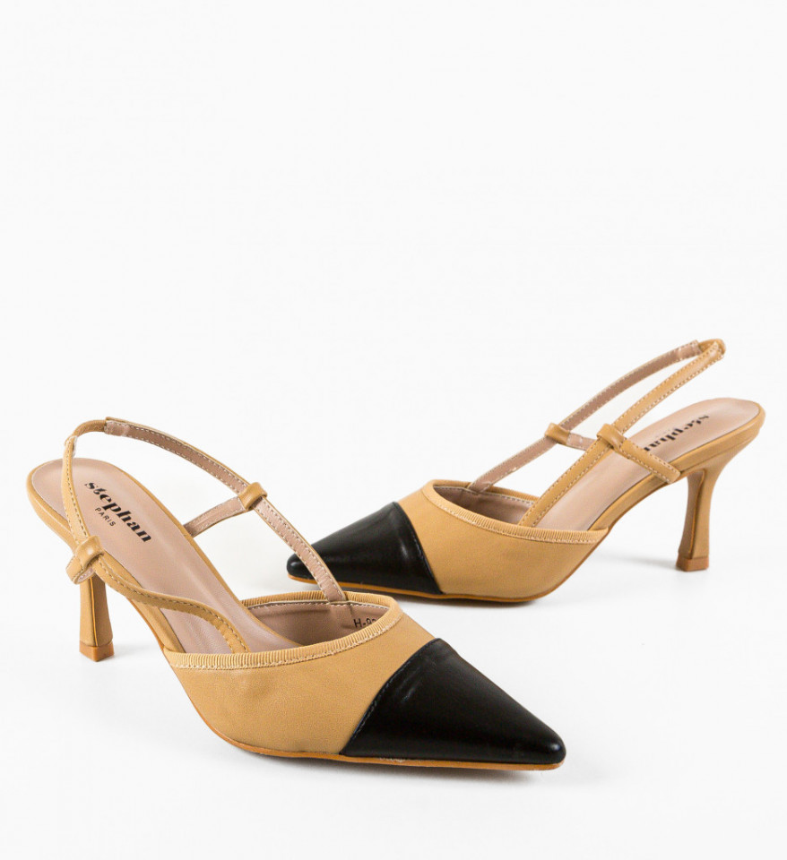 Pantofi dama Jadeit Bej - Img 3