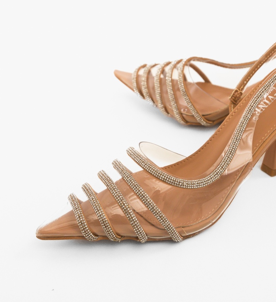 Pantofi dama Jadore Camel - Img 2