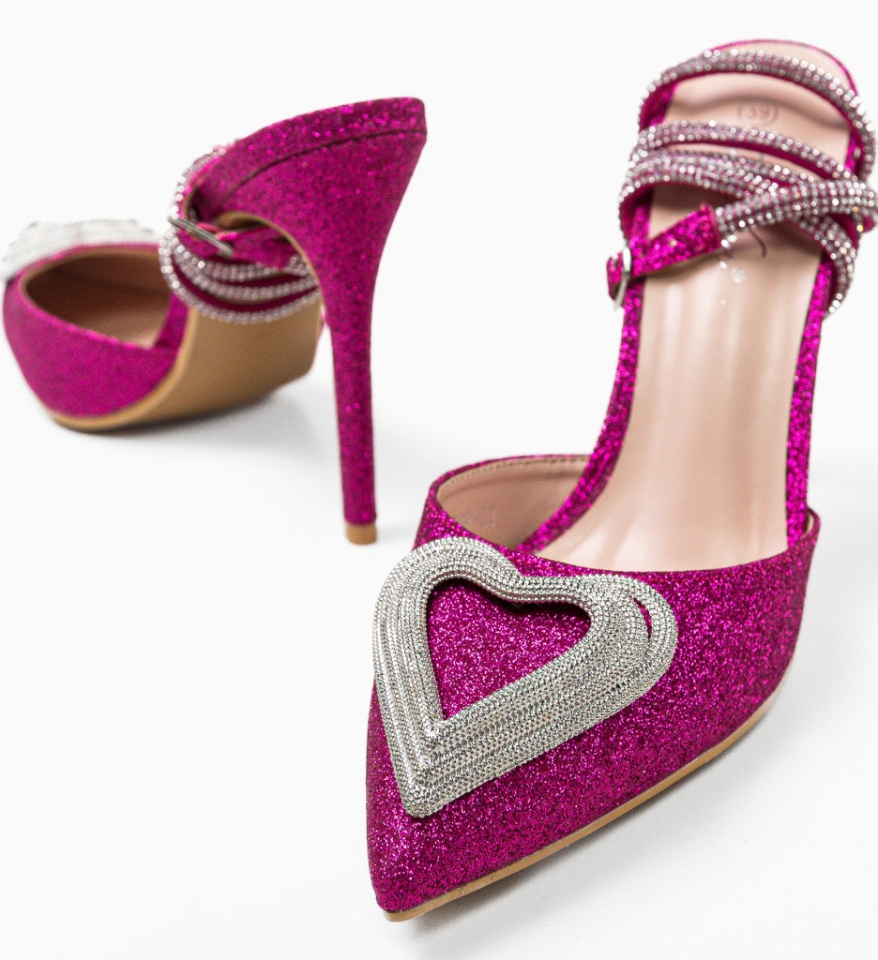 Pantofi dama Jeuness Fuchsia - Img 4