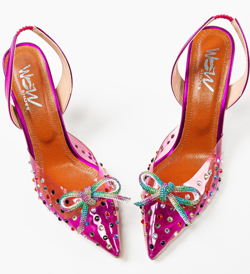 Pantofi dama Karambol Fuchsia - Img 10