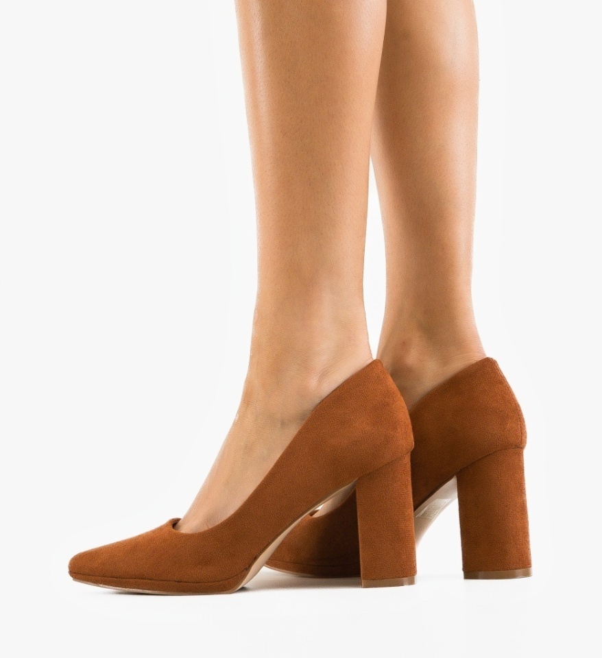 Pantofi dama Lebray Camel - Img 4