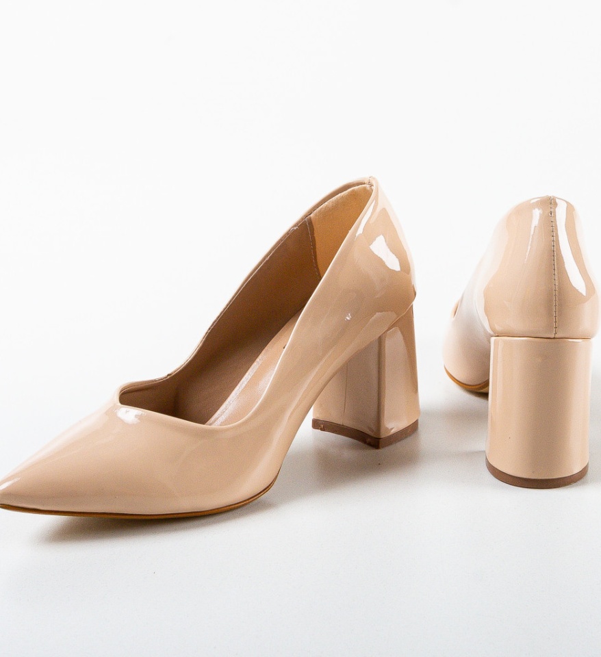 Pantofi dama Lilly Nude - Img 3