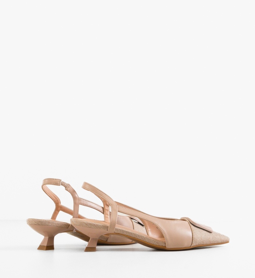 Pantofi dama Lorcan Nude - Img 3