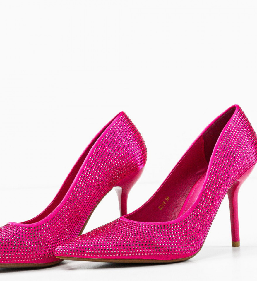 Pantofi dama Maritta Fuchsia - Img 3