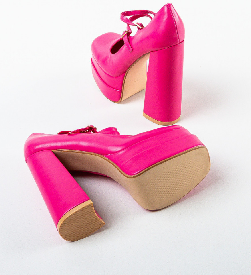 Pantofi dama Maysa Fuchsia - Img 8