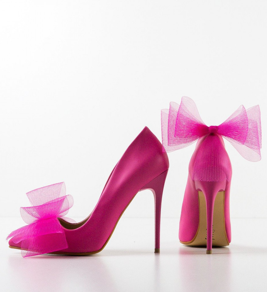 Pantofi dama Merlyn Fuchsia - Img 3