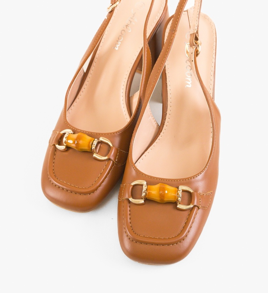 Pantofi dama Nasee Camel - Img 3