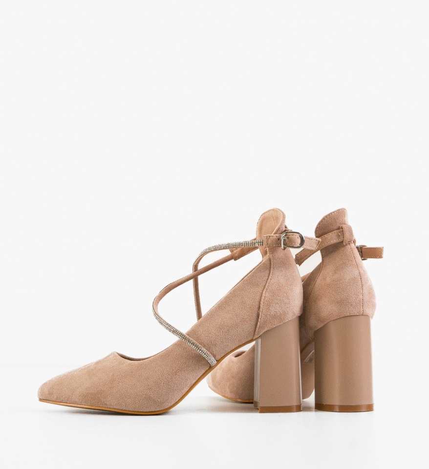 Pantofi dama Nikke Bej - Img 2