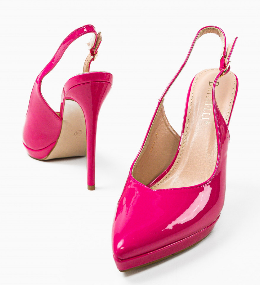 Pantofi dama Rajendra Fuchsia - Img 4
