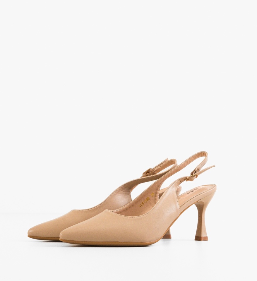 Pantofi dama Sanders Nude - Img 3