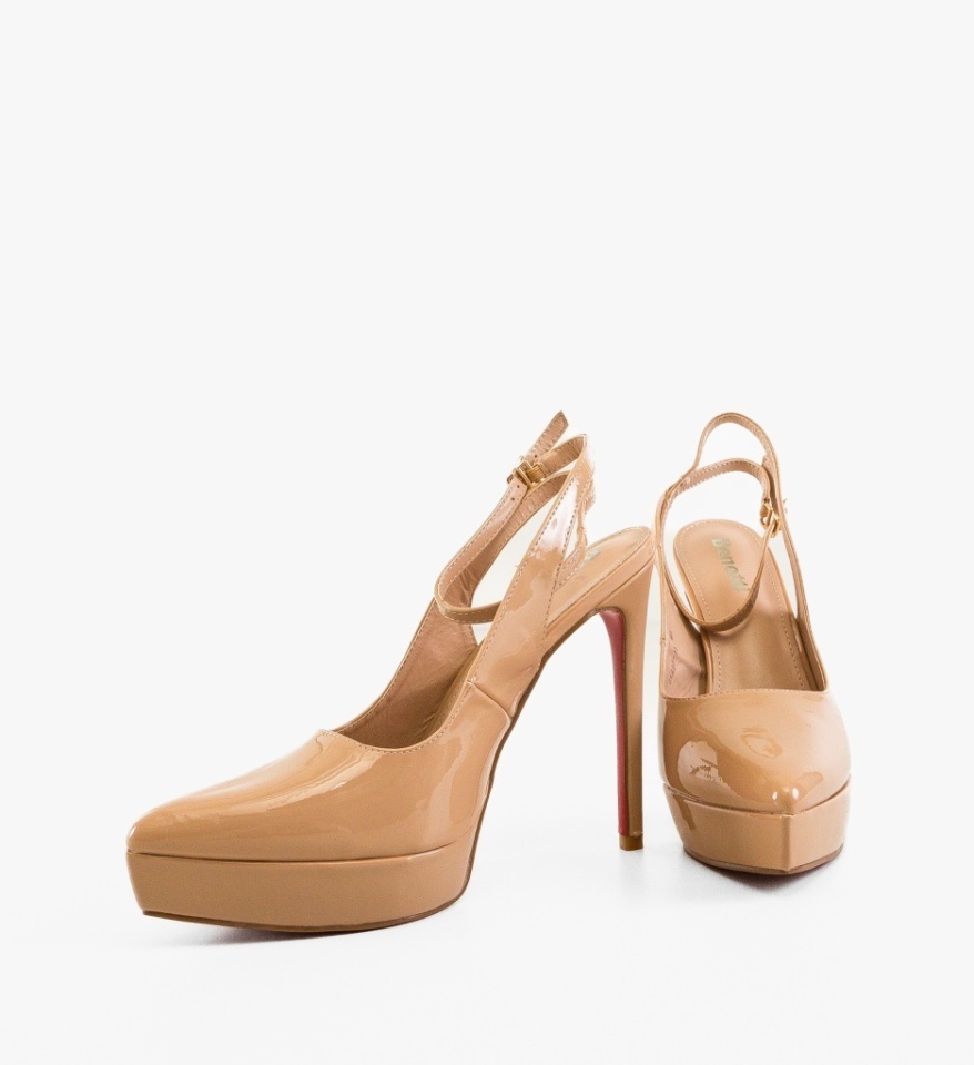 Pantofi dama Sarinne Nude - Img 2