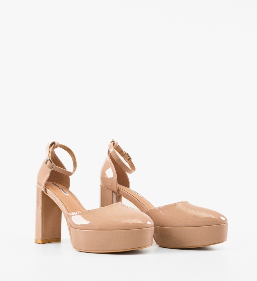 Pantofi dama Shah Beige - Img 2