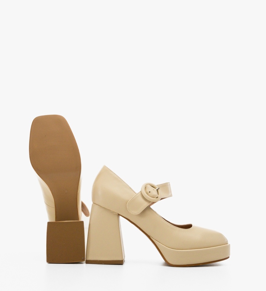 Pantofi dama Trinity Bej - Img 3
