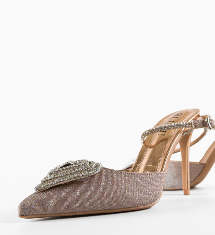 Pantofi dama Vandis Roze - Img 3