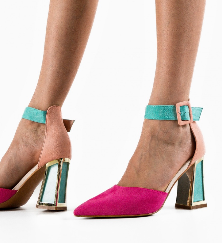 Pantofi dama Watso Fuchsia - Img 5