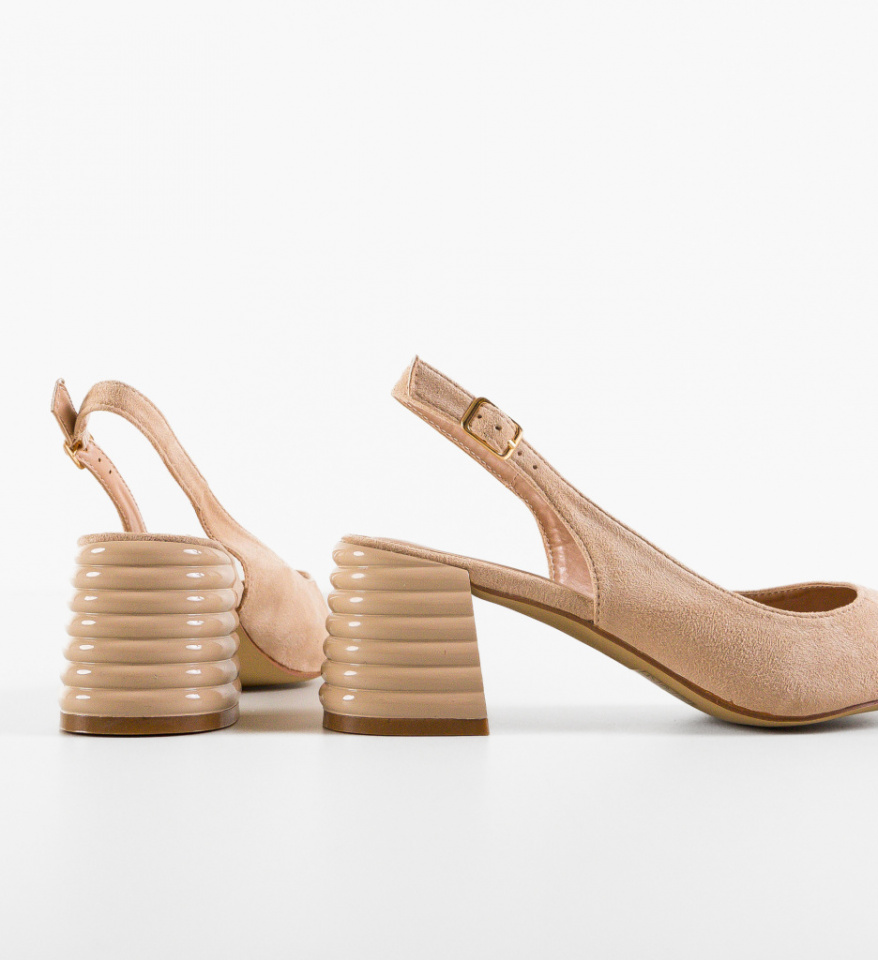 Pantofi dama Westley Bej - Img 3