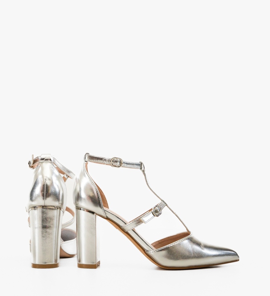 Pantofi dama Yusra Argintii - Img 3