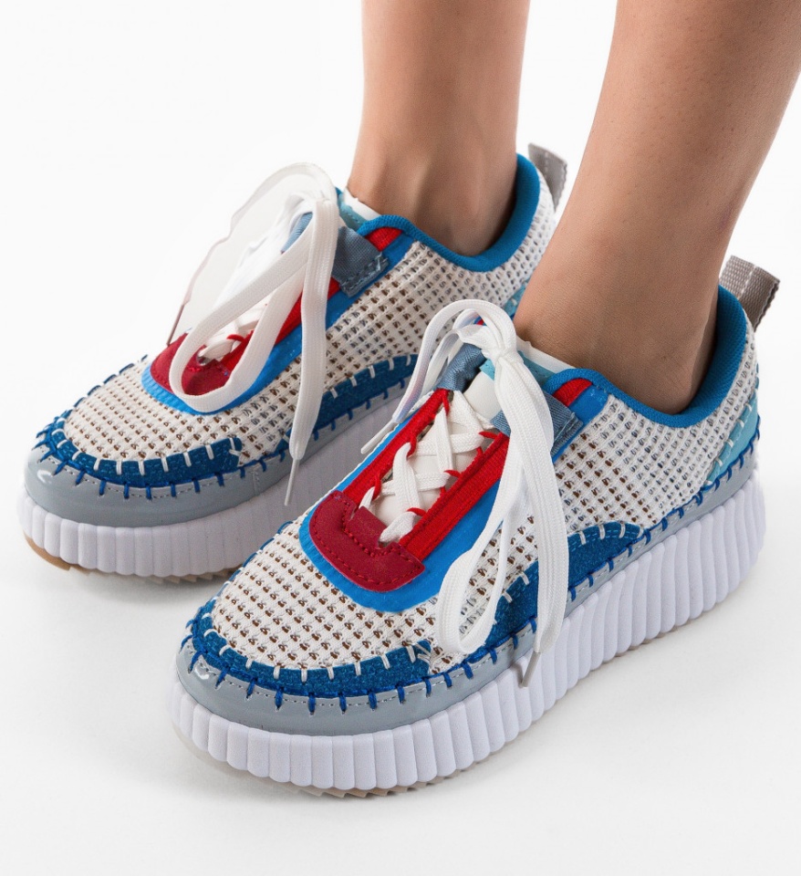 Pantofi Sport Duffy Stein Albastri - Img 5
