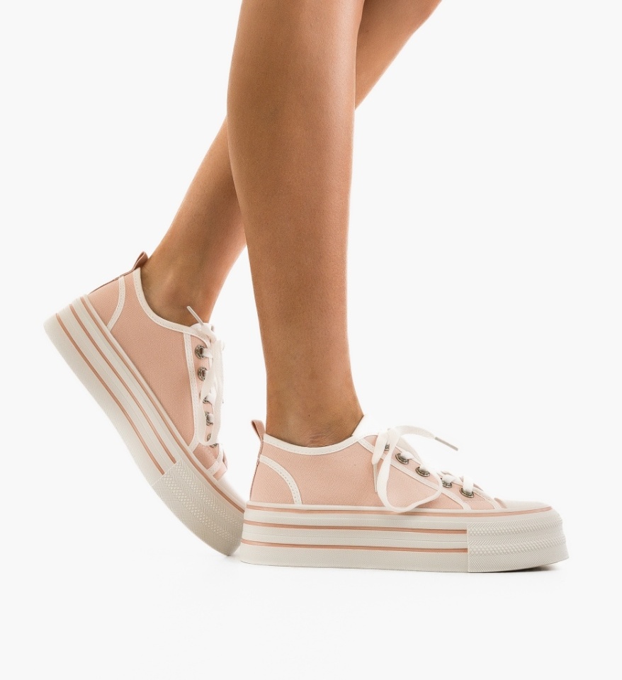 Pantofi Sport Elinoro Roz - Img 6