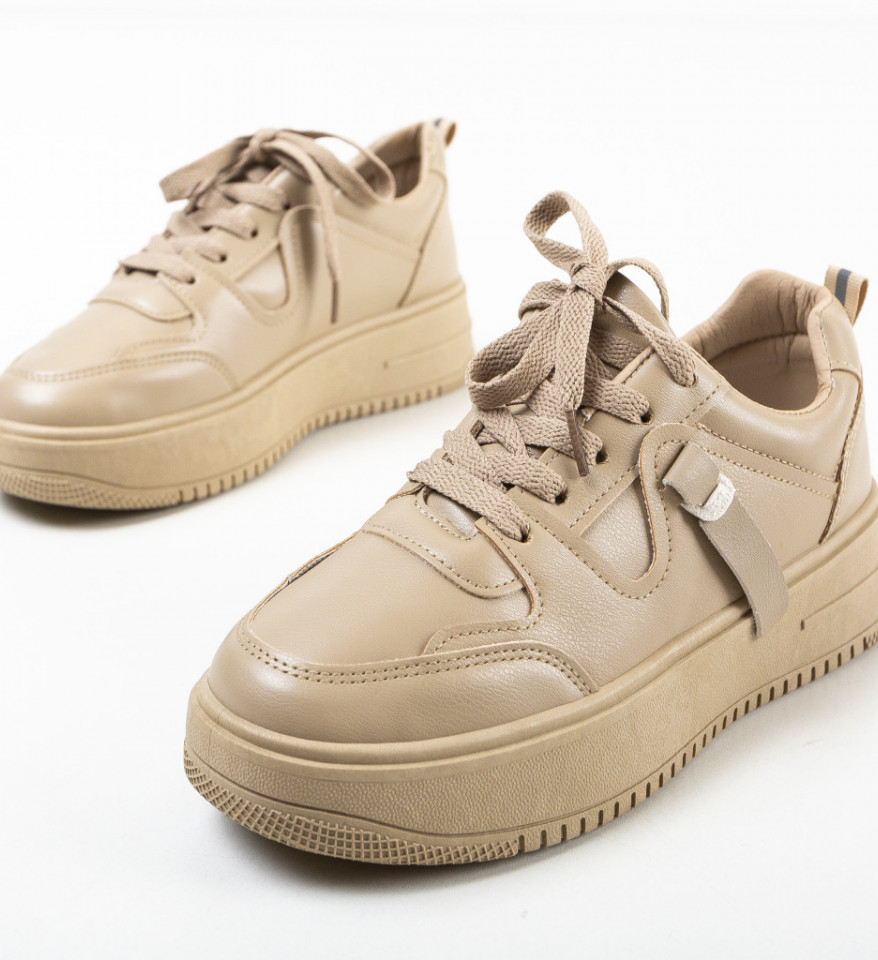 Pantofi Sport Fisire Khaki - Img 5
