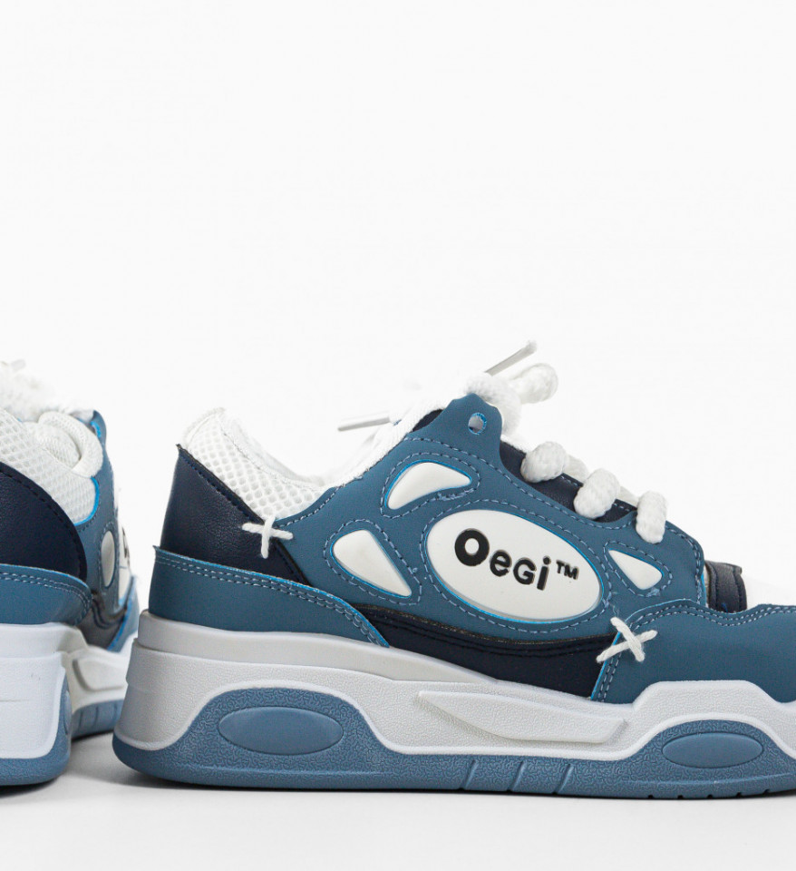 Pantofi sport Scarl Albastri - Img 3