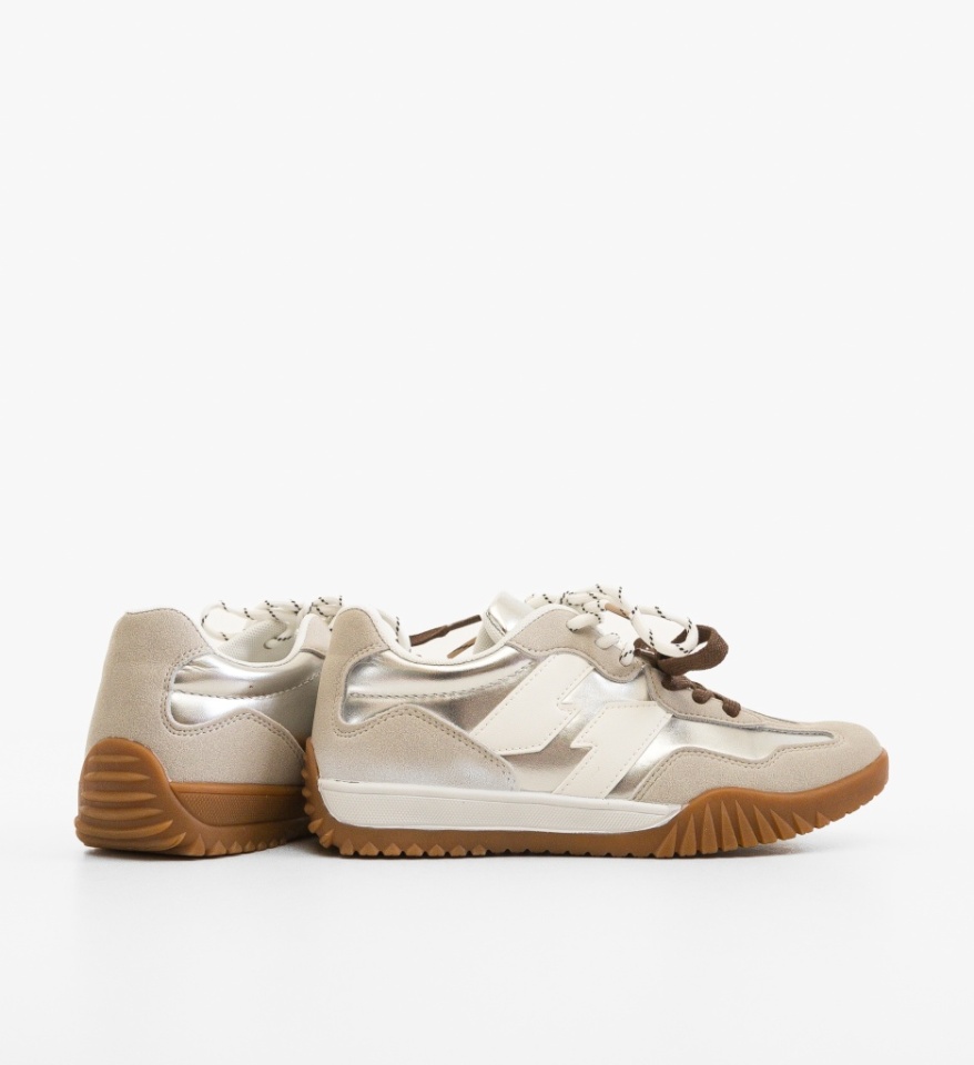 Pantofi Sport Velma Argintii - Img 4