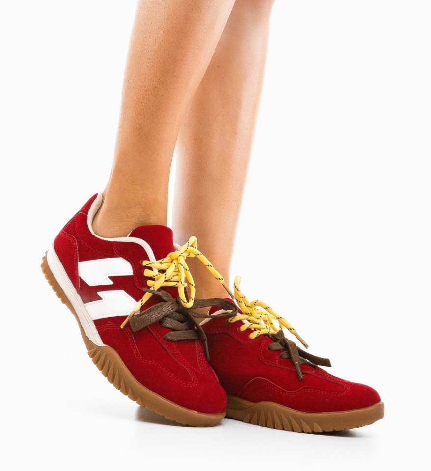 Pantofi Sport Velma Rosii - Img 2