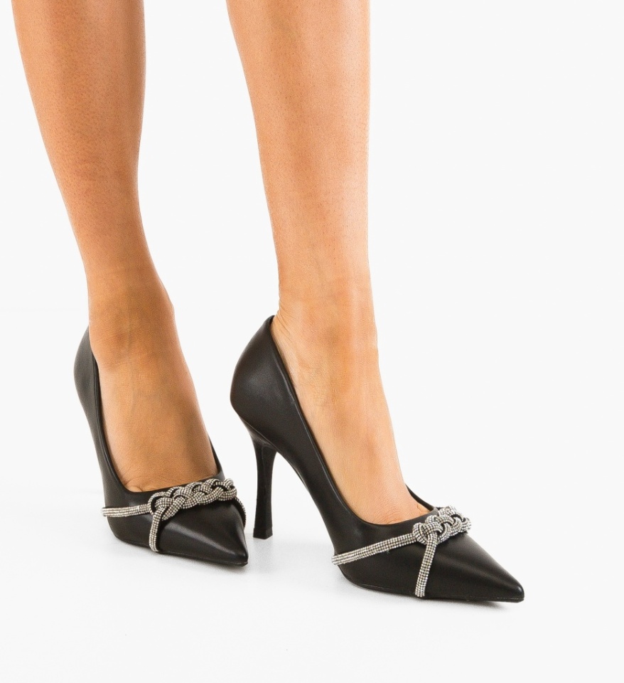 Pantofi stiletto dama Abrams Negri - Img 8
