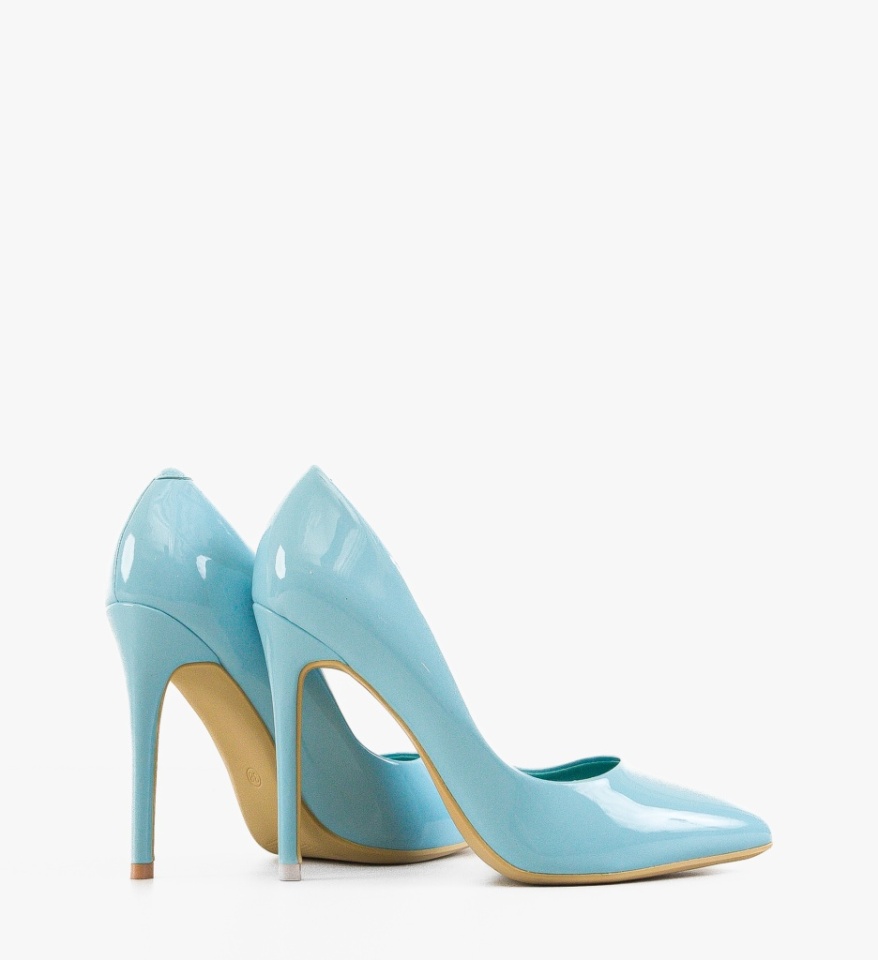 Pantofi stiletto dama Henriet Albastri - Img 2
