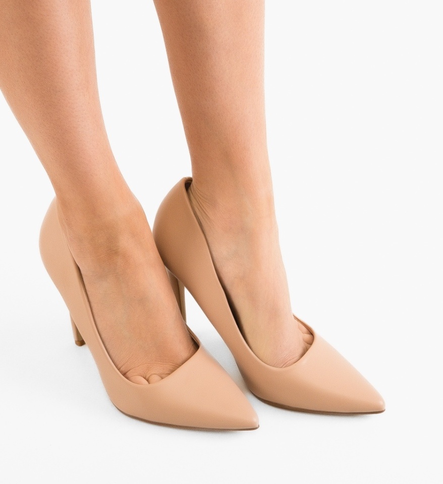 Pantofi stiletto dama Herbie Nude - Img 5