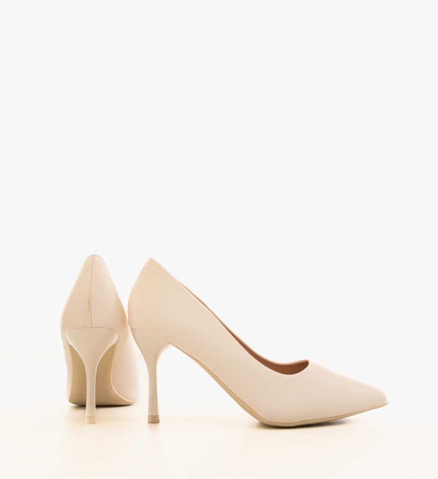 Pantofi stiletto dama Kas Bej - Img 3