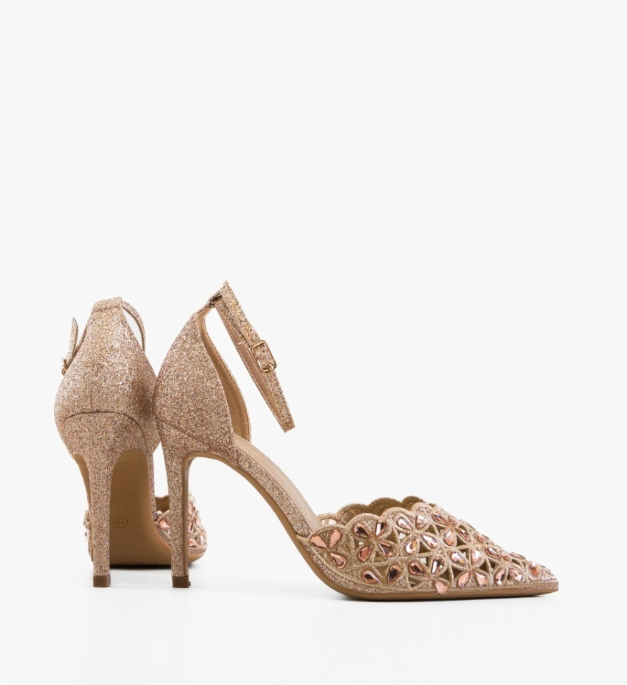 Pantofi stiletto dama Tabylys Aurii - Img 3