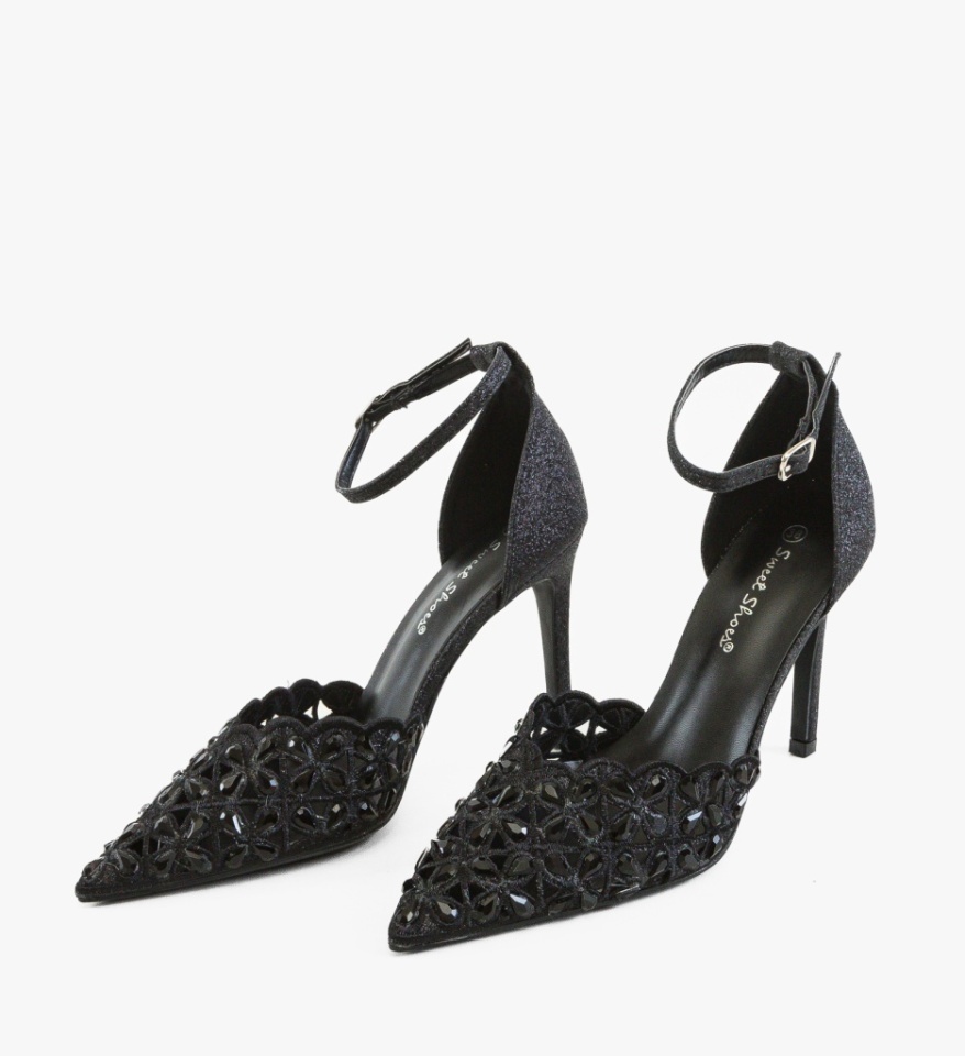 Pantofi stiletto dama Tabylys Negri - Img 4