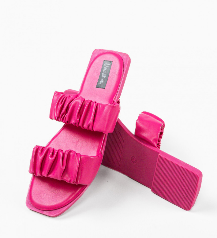 Papuci dama Grigor Fuchsia - Img 4