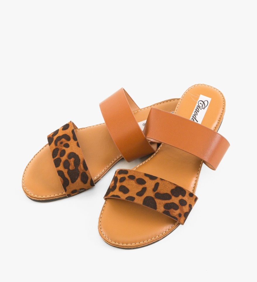 Papuci dama Leena Animal Print - Img 2