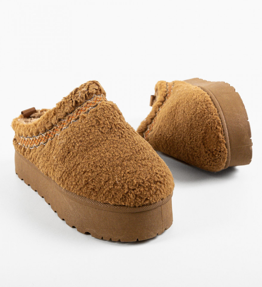 Papuci tip Ug Davila Camel - Img 3