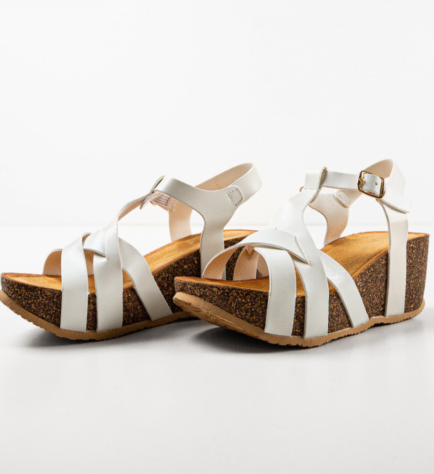 Platforme dama Chelsea Albe - Img 2