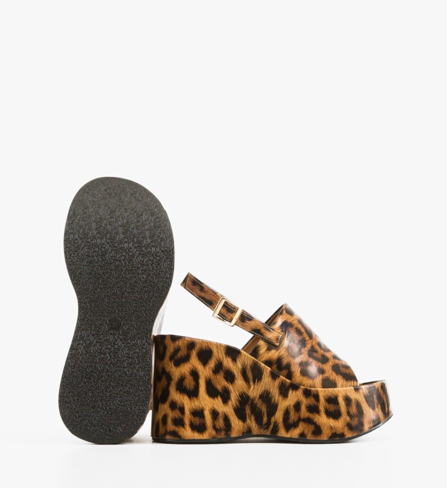 Platforme dama Haydn Animal Print - Img 4