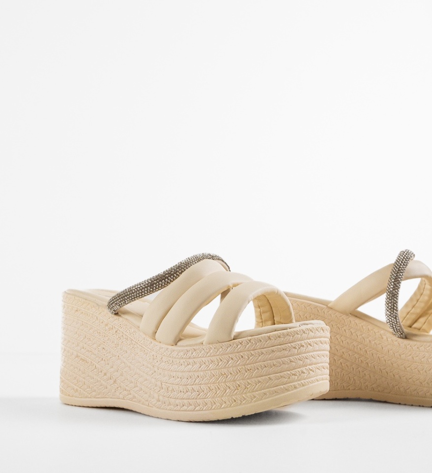 Platforme dama Namake Bej - Img 2