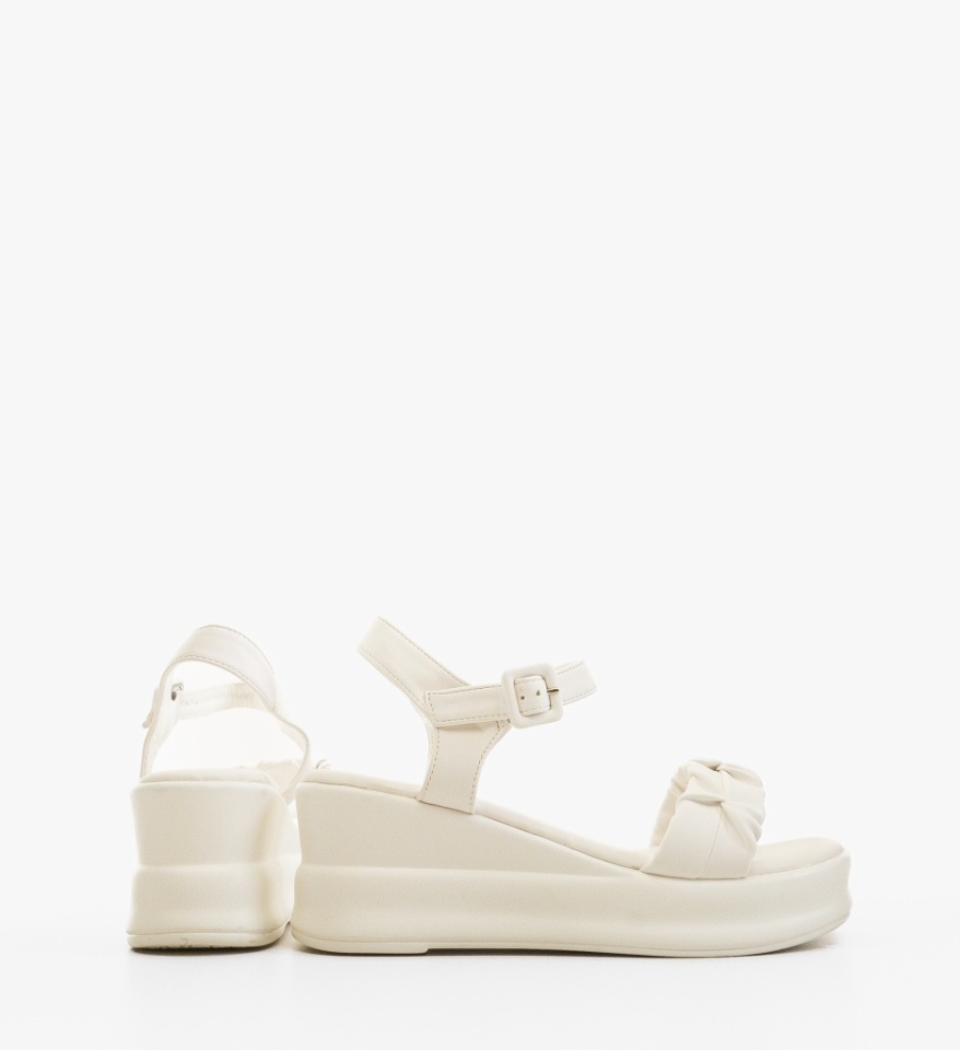 Platforme dama Nuska Albe - Img 3