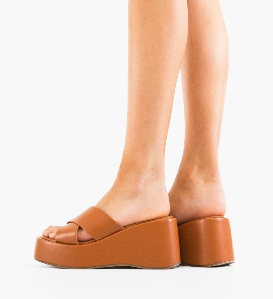 Platforme dama Odora Camel - Img 5