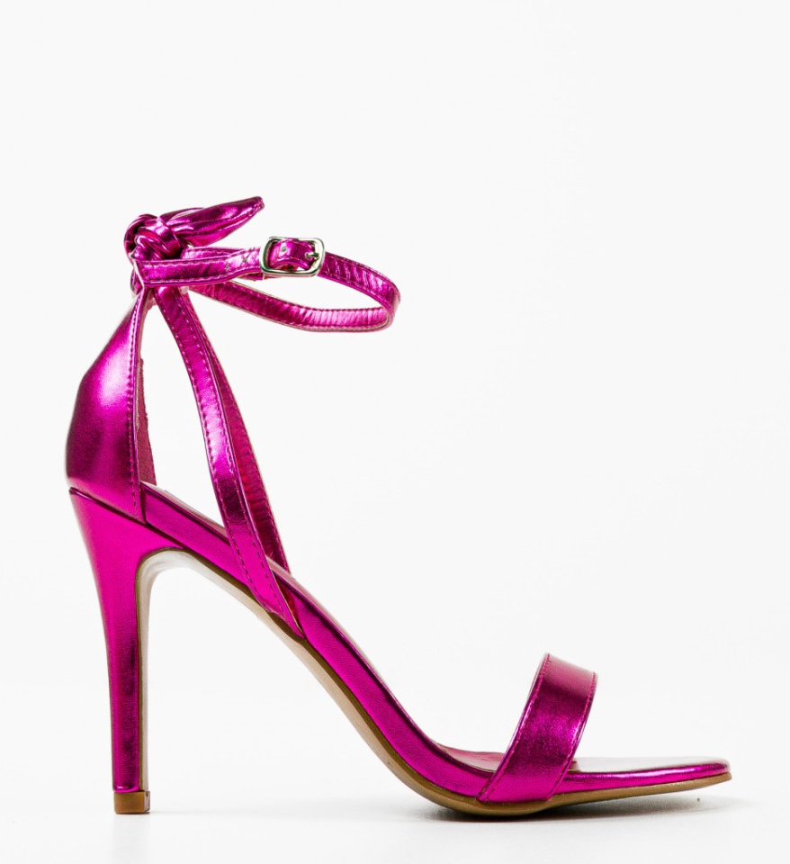 Sandale cu toc Tammie Fuchsia - Img 2