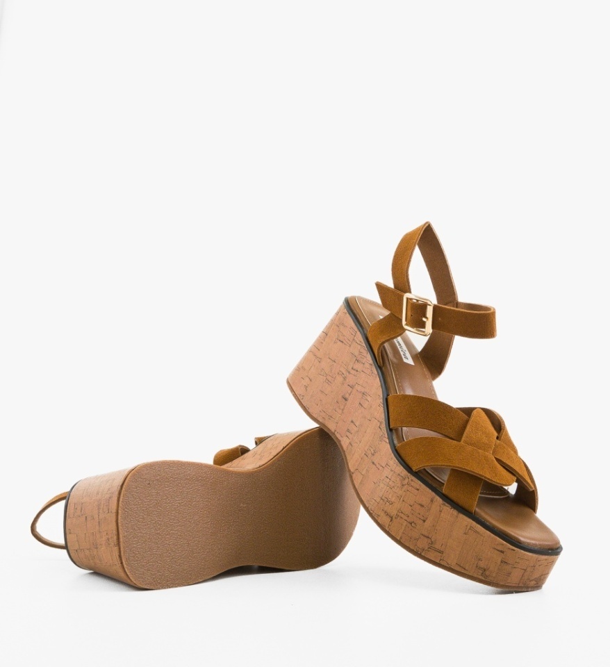 Sandale dama Atagey Camel - Img 2
