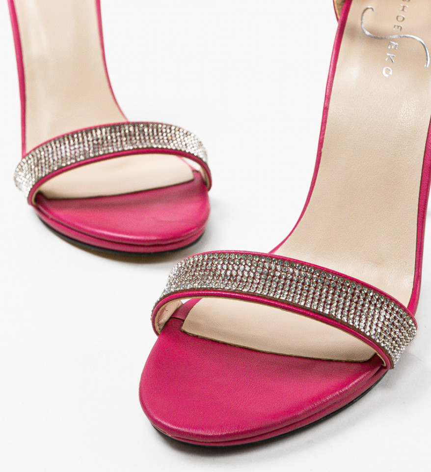 Sandale dama Cincil Fuchsia - Img 2