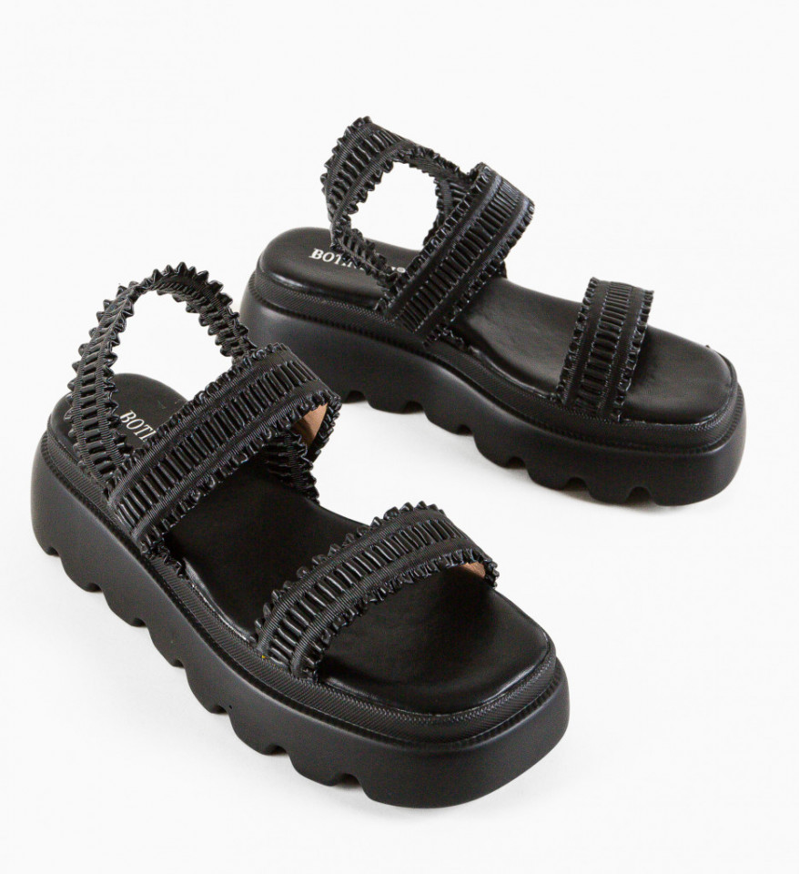 Sandale dama Minnie Negre - Img 3