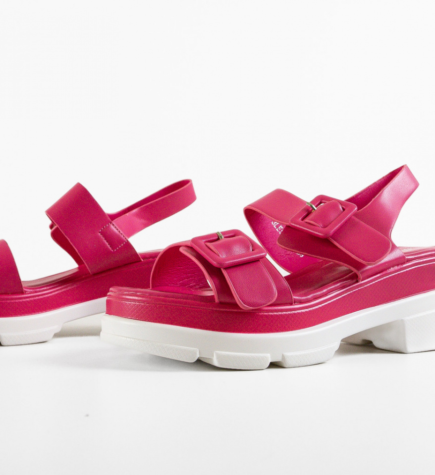 Sandale dama Robute Fuchsia - Img 2