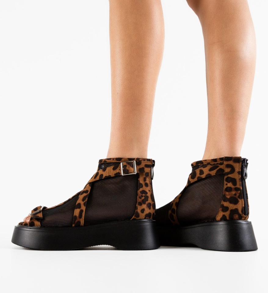 Sandale dama Tomila Animal Print - Img 5