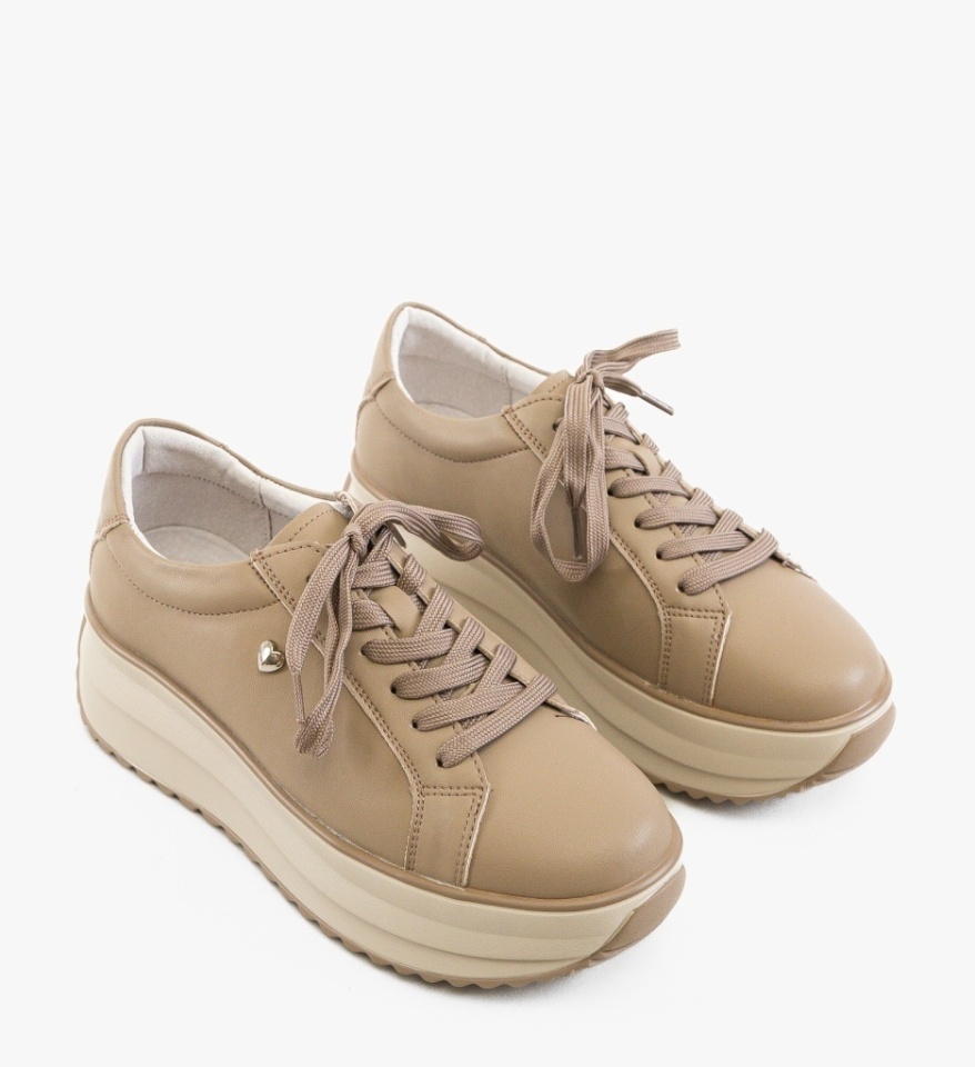 Sneakers dama Arioami Khaki - Img 4